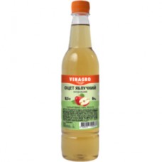 Оцет натуральний ЯБЛУЧНИЙ 6 % ТМ"VINAGRO" 0,5 л (пет) 15 шт/уп