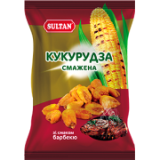 Кукурудза смажена зі смаком барбекю  60 грам  тм "Sultan"