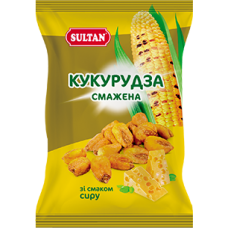  Кукурудза смажена зі смаком сиру  60 грам  тм "Sultan"
