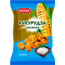 Кукурудза смажена солона  60 грам  тм "Sultan"