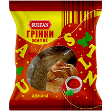 Грінки житні зі смаком Аджика 80 грам тм "Sultan"